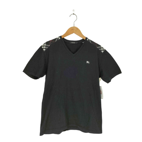 バーバリーブラックレーベル BURBERRY BLACK LABEL チェック Vネックカットソー メンズ  3